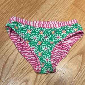 NWT Hanna Andersson Green Floral Bikini Bottoms